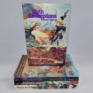 Myth Adventures Robert Asprin Vintage 5 Books Lot Starblaze Softcover Editions